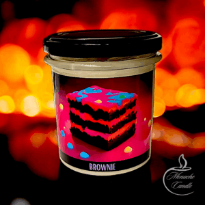 Świeca sojowa w słoiku "Brownie"