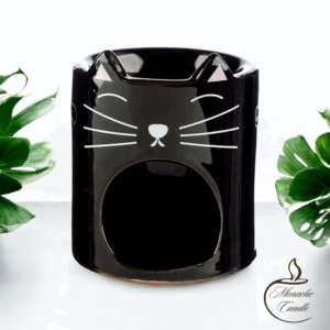 Ceramiczny kominek na woski zapachowe – Główka Kota