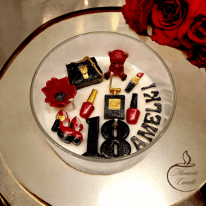 Świeca sojowa urodzinowa - 18 / imię