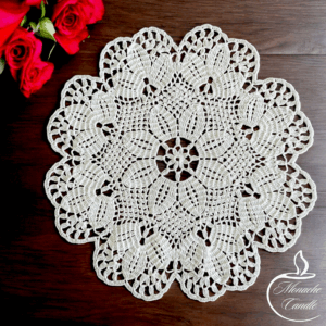 Serweta ręcznie wykonana na szydełku - 44 cm