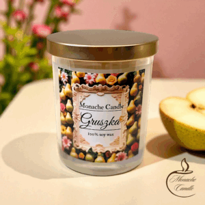 Świeca sojowa w szkle „Gruszka”